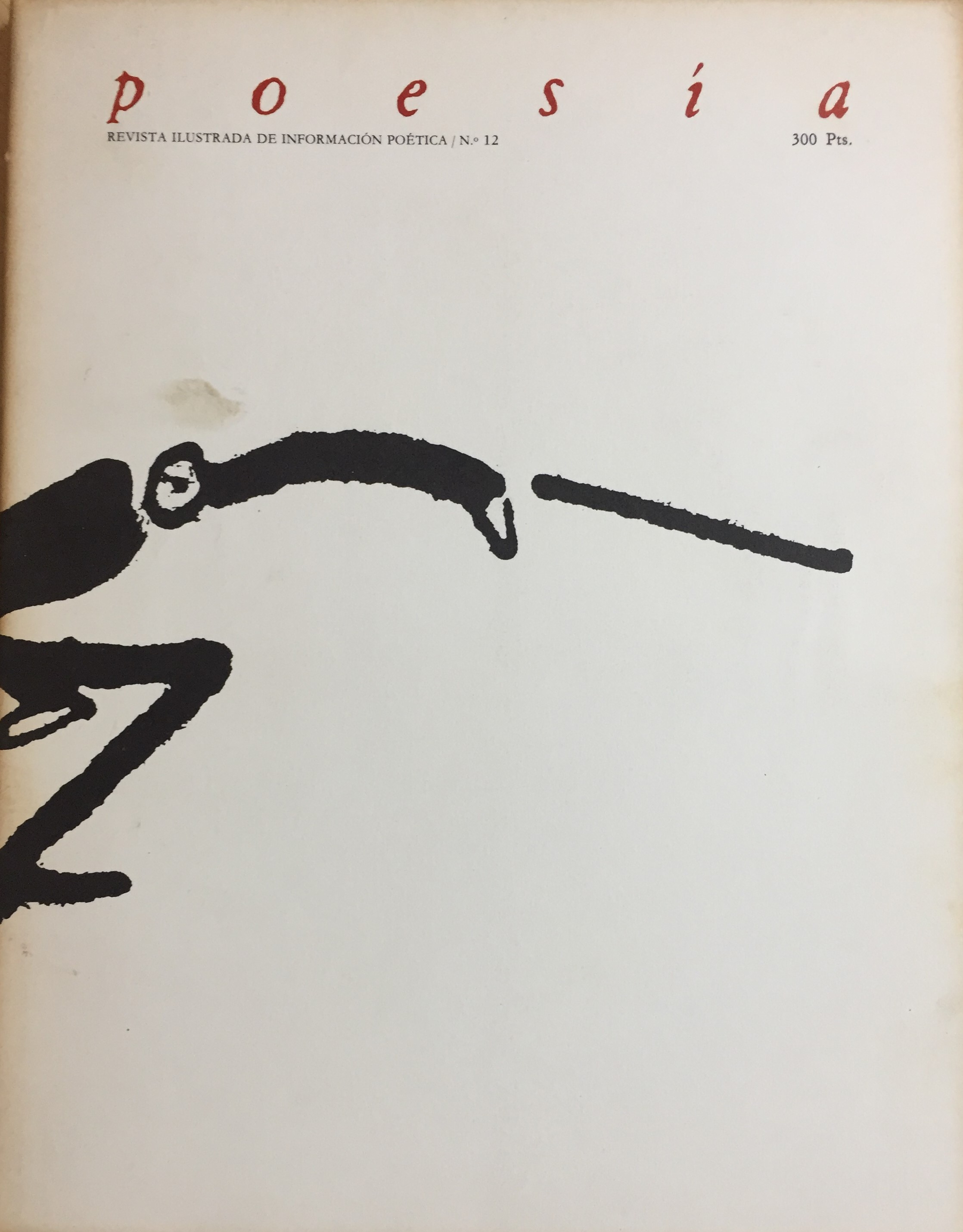 Revista literaria Poesía n°12